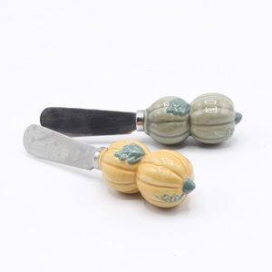 Willams Sonoma Pumpkin Cheese Spreaders